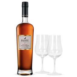 Frapin Cognac Set mit 2 Gläsern gratis - 1 x 0,7l + 2 Gläser