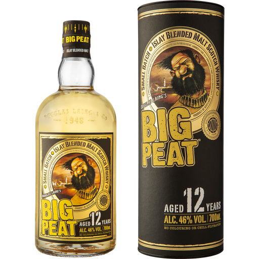 Douglas Laing's Big Peat Islay Blended Malt Scotch Whisky 12 YO GB 46 % Vol. - 0,70 l