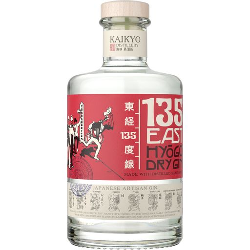135 East Hyōgo Japanese Dry Gin 42 % Vol. - 0,70 l