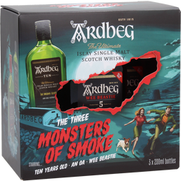 Ardbeg Monsters of Smoke - Giftbox 3x20cl